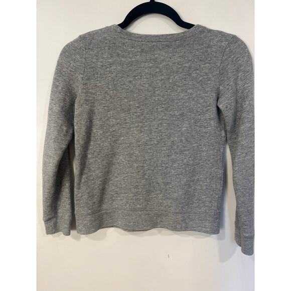 Crew Cuts Girls Beaded Necklace Crew Sweater Gray Beige Size 8 Formal Dressy - Picture 4 of 4